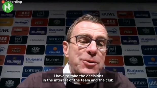 Rangnick on Ronaldo's reaction: 'I didn't expect him to hug me'